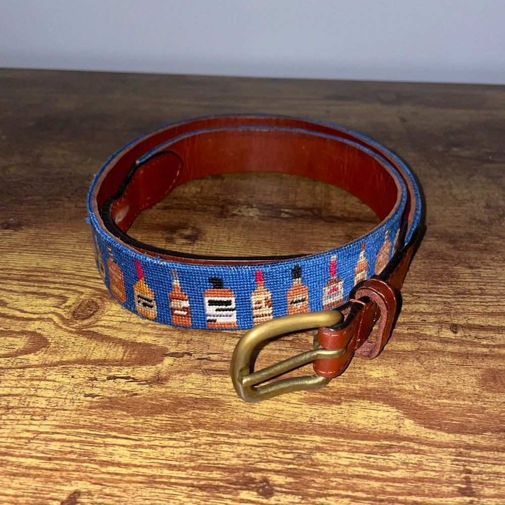 Smathers and Brandon Needle Point Belt Bourbon Bottles